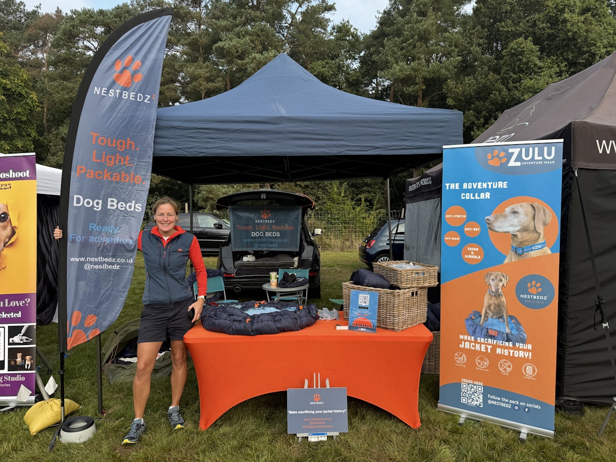 Emma Johnson and the Nestbedz stand